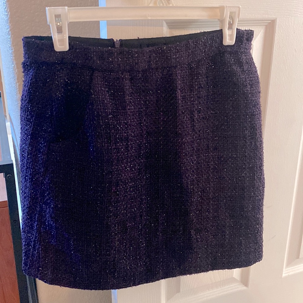 Purple sparkly skirt